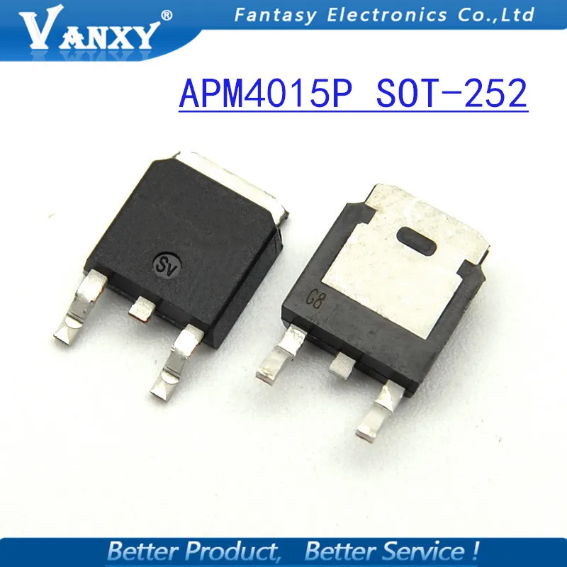 10 шт. APM4015P TO252 APM4015 TO-252 4015P SMD | Электронные компоненты и принадлежности