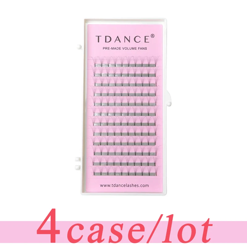 Наращивание ресниц TDANCE 4 шт./лот индивидуальные ресницы для наращивания фанаты