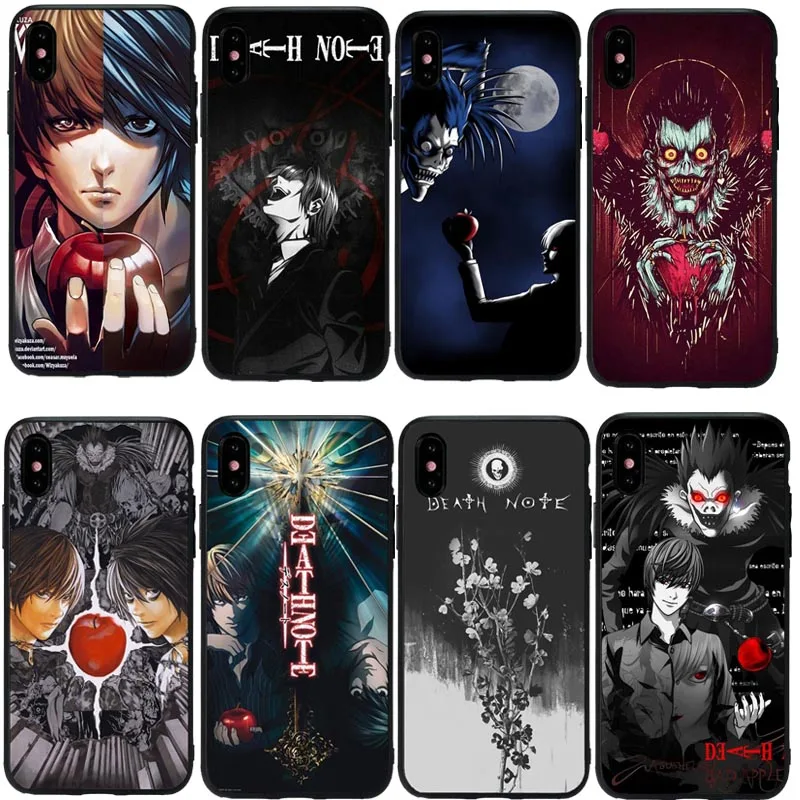 Death Note Ryuk kira мягкий черный чехол из ТПУ для iPhone 11Pro XS MAX 8 7 6 6S Plus X 5 5S SE Fundas Capa|Бамперы|