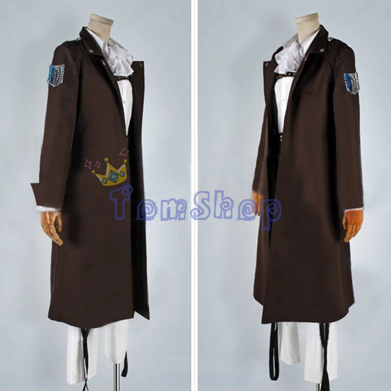 Костюм атака на Титанов длинный тренчкот куртка размер заказ | Тематическая