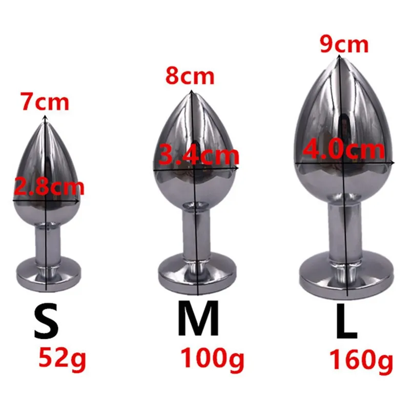 Анальная пробка 3 размера анальная с искусственным животным хвостом из