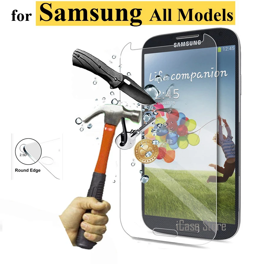 Закаленное Стекло для samsung Galaxy S2 S3 S4 S5 S6 мини SM G360 G355h G530 G7106 i9060 J5 GT i8262 i8552 c7 обратите внимание на возраст 2, 3, 4, 5, Пленка чехол