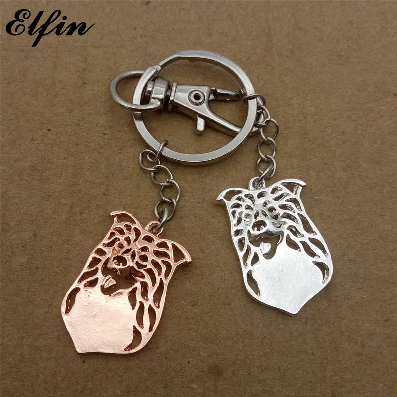 Elfin 2017 Trendy Border Collie Key Chains Gold Color Silver Fashion Jewellery Rings | Украшения и аксессуары