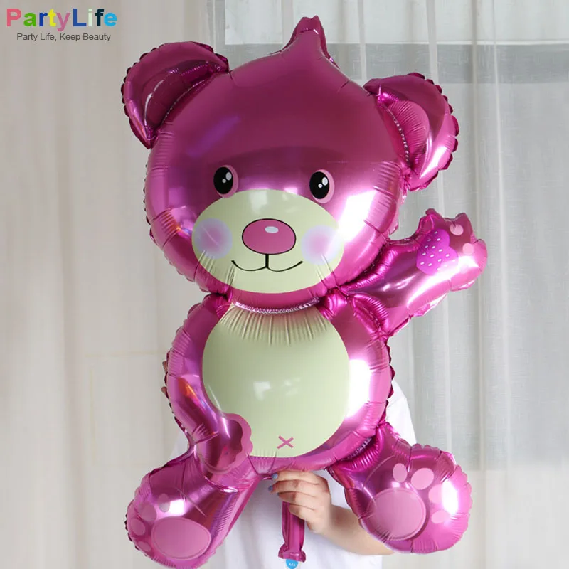 Воздушные шары из алюминиевой фольги в форме медведя 37 дюймов|party children|girl birthday