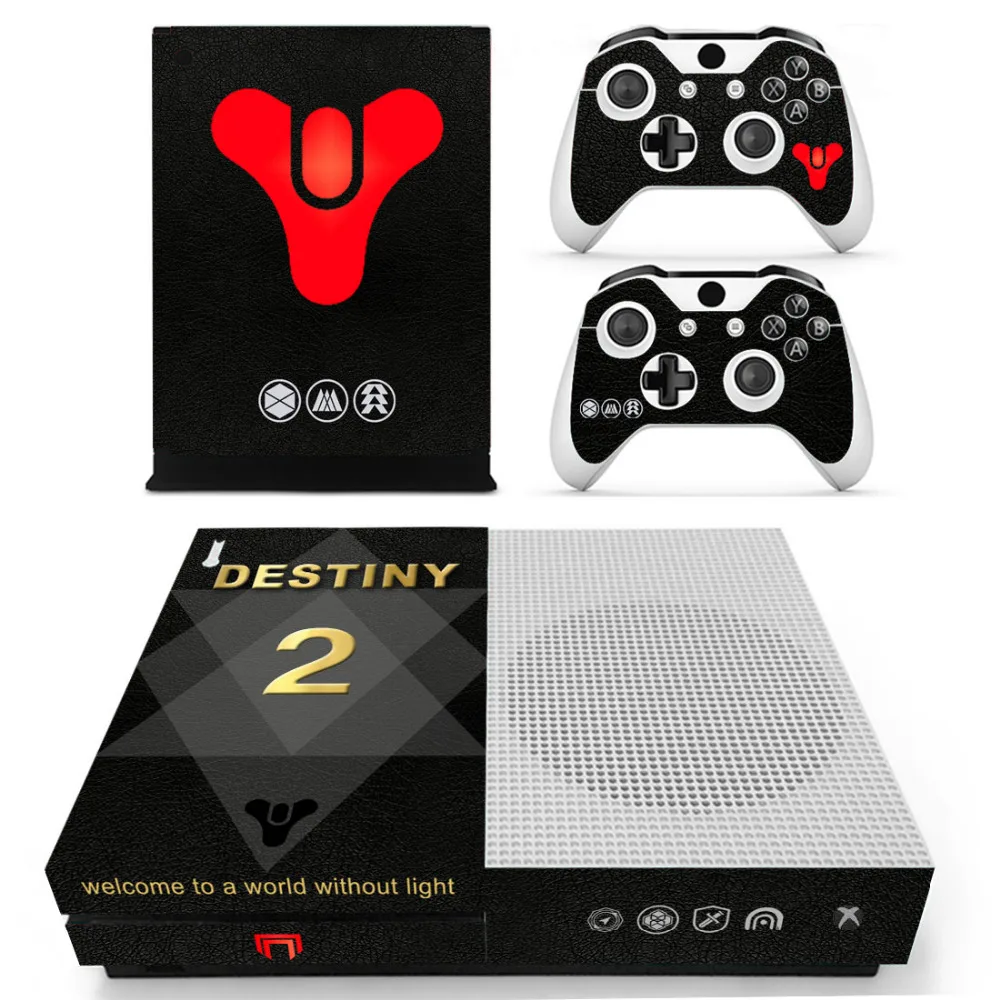 Игра Destiny 2 кожи Стикеры наклейка для Microsoft Xbox One S консоли и контроллеры Скины s Slim