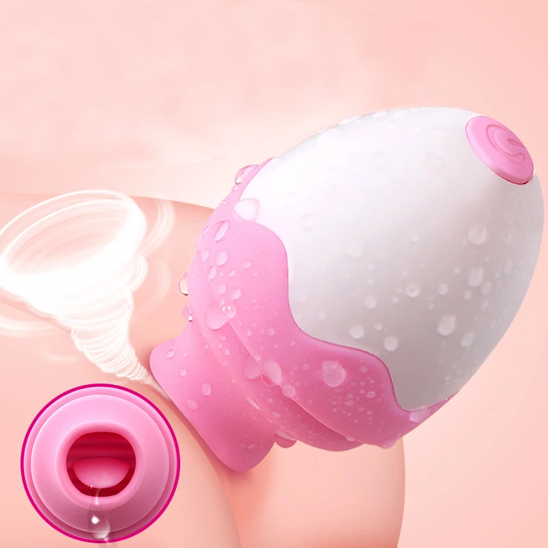 7 режимов стимулятор для клитора языка вибратор сосков увеличение груди массажер