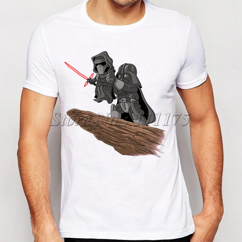 Мужская футболка с принтом DARTH KING новинка 2019 модные топы футболки для