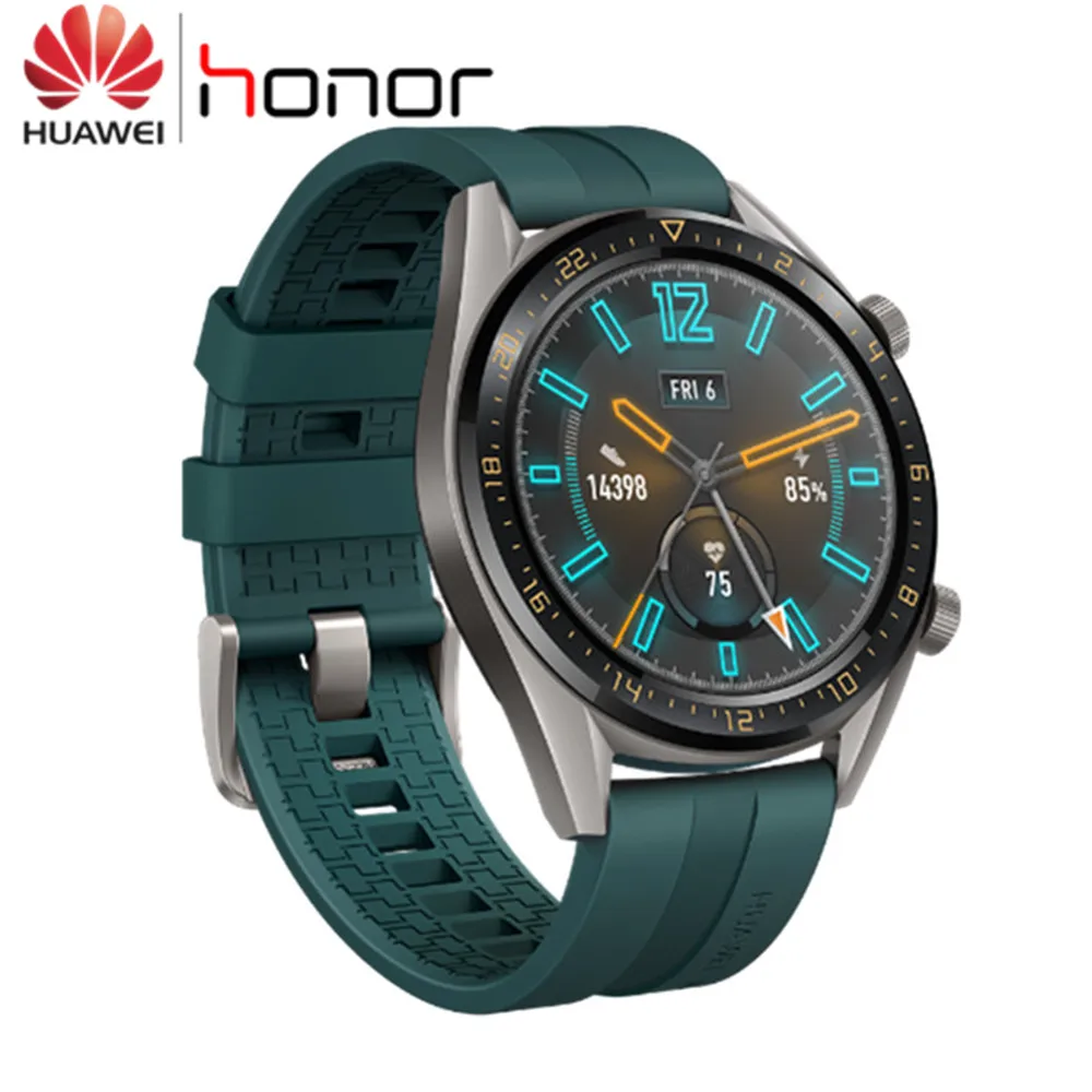 Оригинальные Смарт-часы HUAWEI GT, спортивные часы 1,3" Heartrate Report, монитор сна, AMOLED экран, gps, умные часы, 14 дней в режиме ожидания
