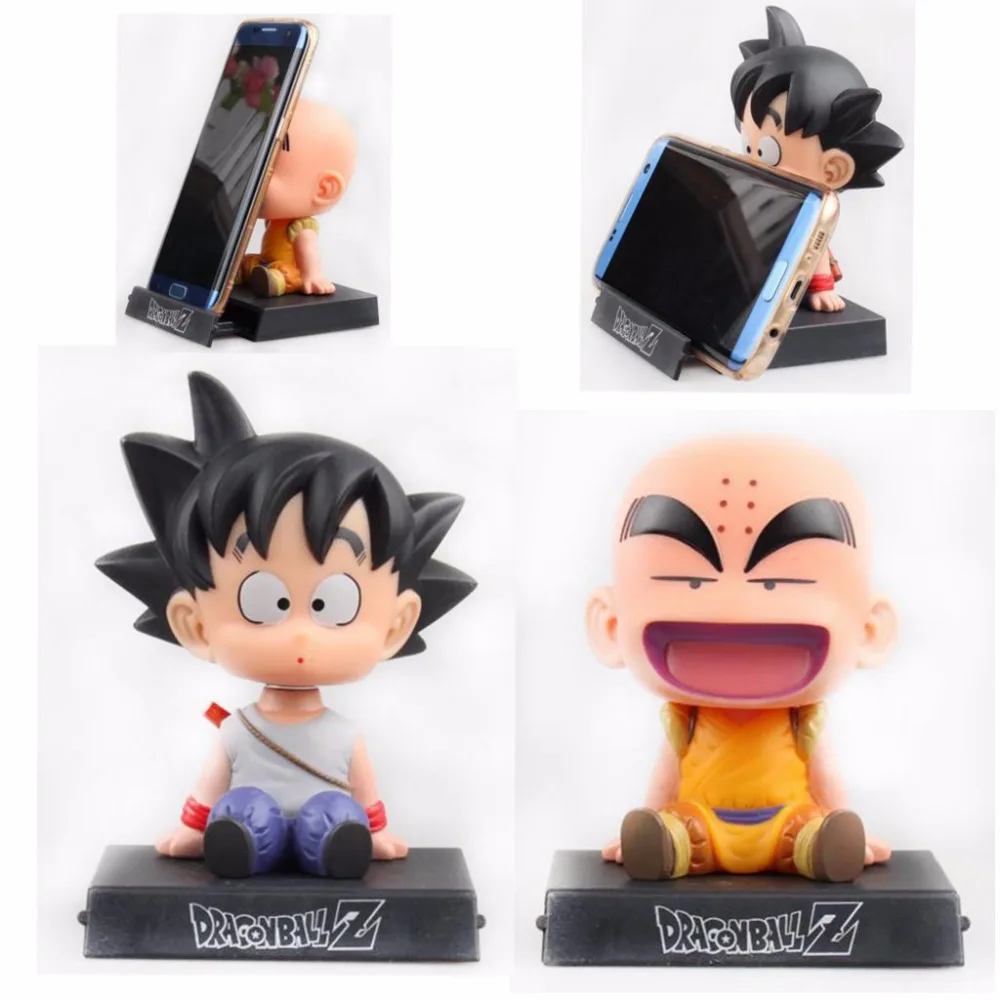 12 см аниме Dragon Ball Z Goku kuriririn украшение автомобиля трясущийся головой Кукла