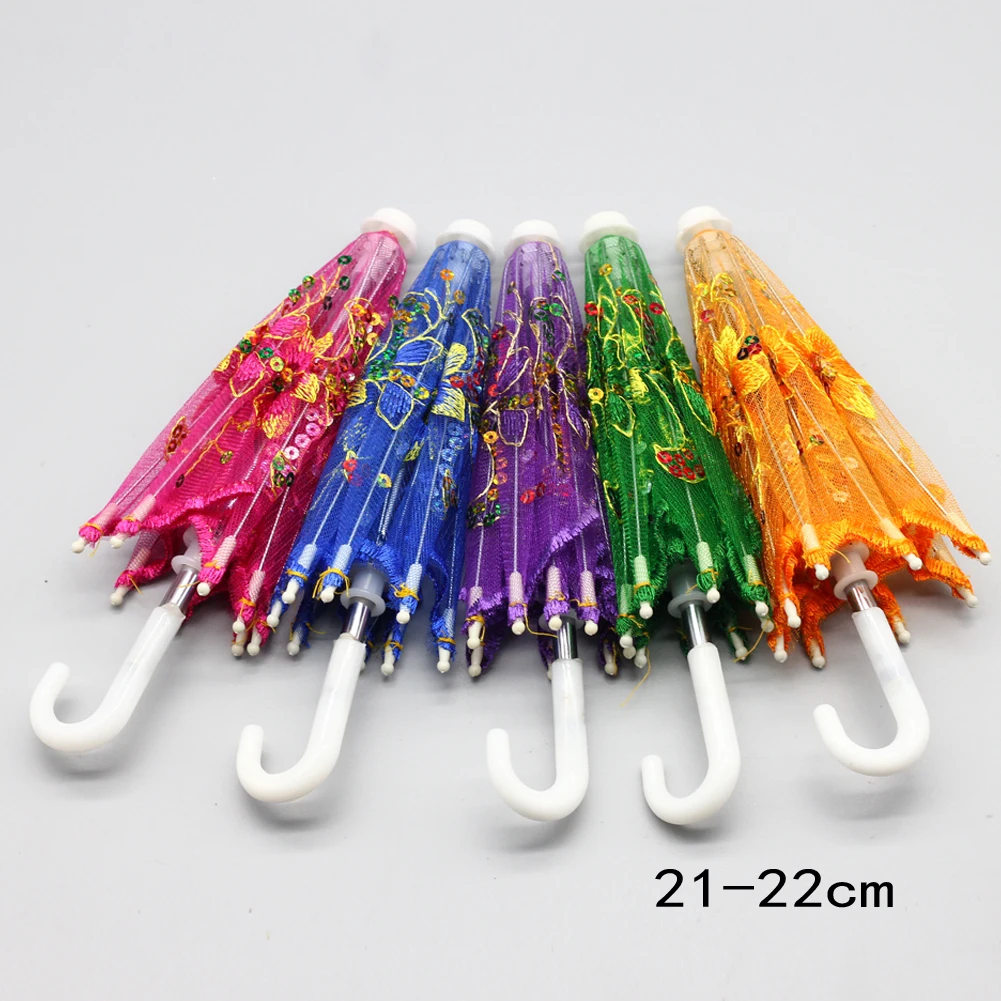 NEW Lace Umbrella Doll Accessories Handmade Doll's Embroidered Umbrella For 1/3 1/4 1/6 BJD Dolls Toy Accessories