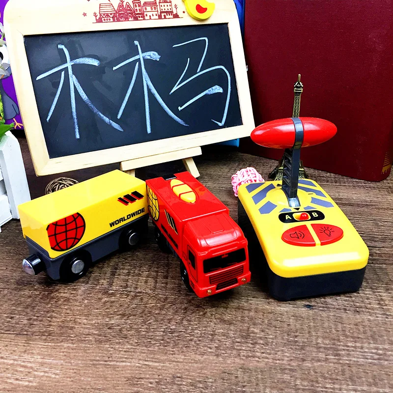 RC электрическая магнитная железная дорога с кареткой звук и светильник экспресс