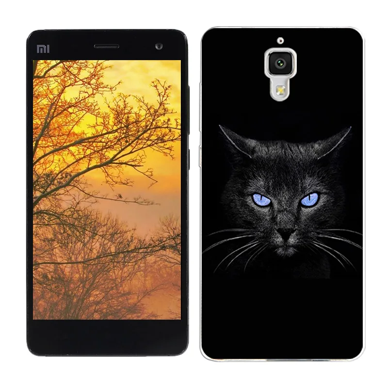 19 Мягкий силиконовый чехол для Xiaomi mi 4, чехол s, чехол для Xiaomi mi 4, чехол для телефона из ТПУ с спящим рисунком, чехол для Xiao mi M4 - Цвет: 19