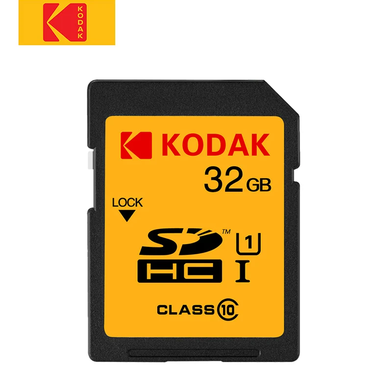 Kodak sd карта 16 Гб памяти класс 10 высокоскоростная камера цифровая зеркальная 32