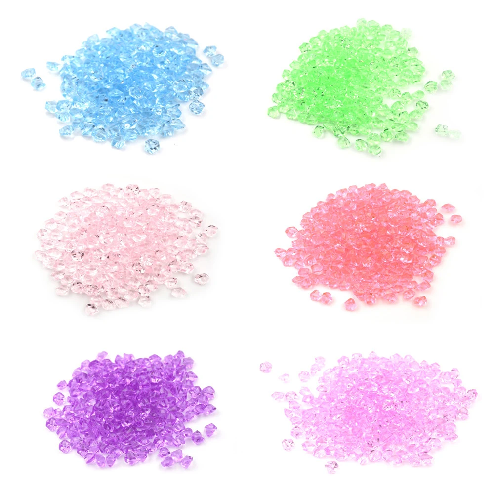 Искусственный цвет рок акриловый кристаллический камень пластиковая прозрачная