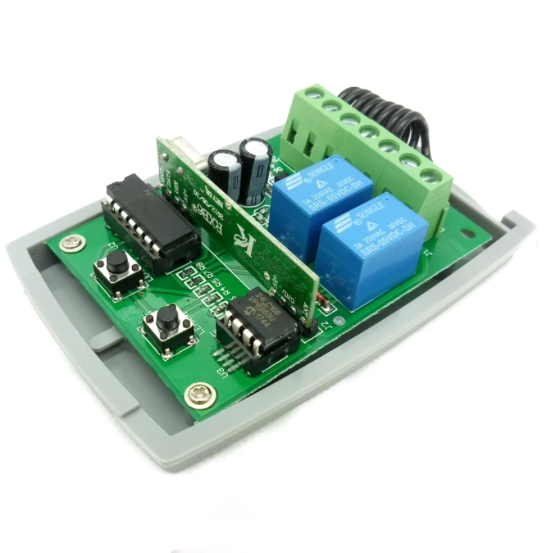 2 канальный 12 V 24 DC Универсальный RF приемник непрерывно изменяющийся код