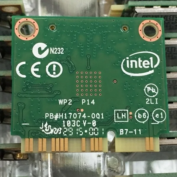 Новая сетевая карта для INTEL Dual Band Wireless AC 7260 7260HMW Bluetooth совместимый 4 0 Wi Fi половинный