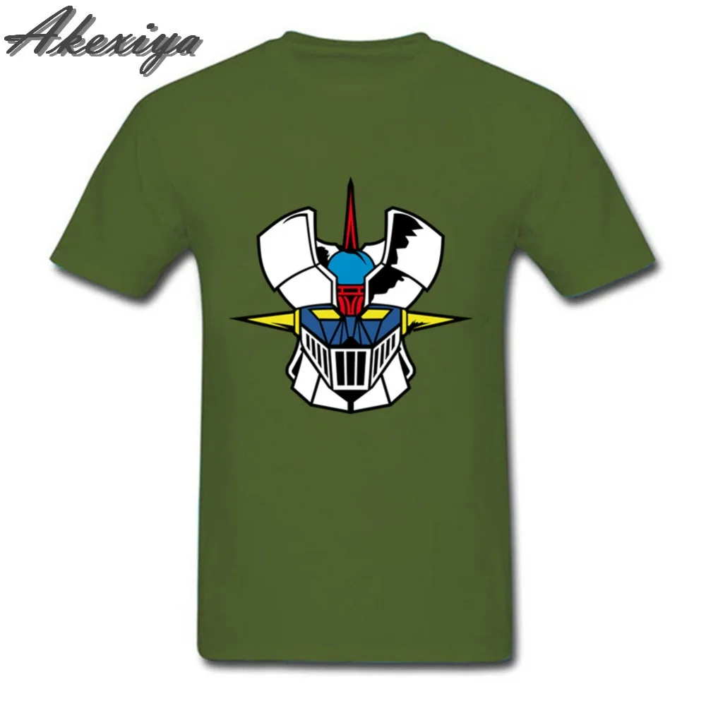 

2019 New Arrival Anime Mazinger Z Summer Breathable customized Men t shirt cotton Short Sleeve Men's Clothing Top Tees