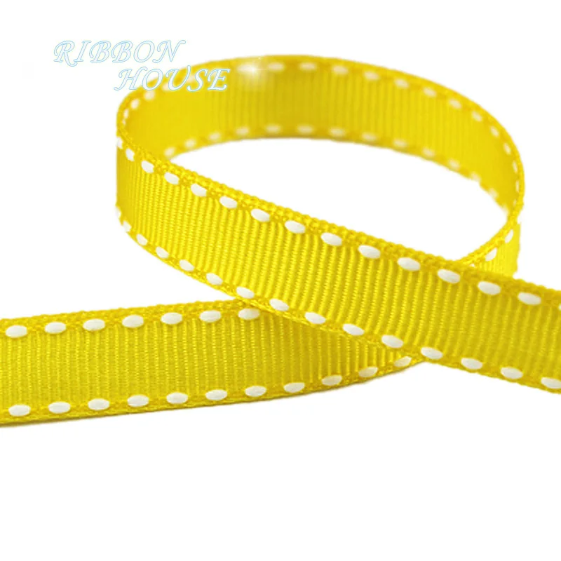 Лента в рубчик оранжево желтого цвета 3/8 дюйма (10 мм)|ribbon watch|gift pearlribbon gift wrap |