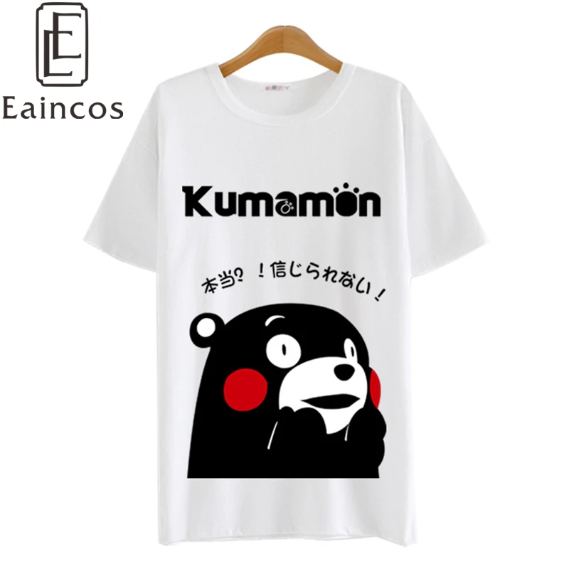 

Kumamon Printed Tees Cosplay Party Costume Short Sleeve T-shirts Fashion Casual Tops For Boys and Girls
