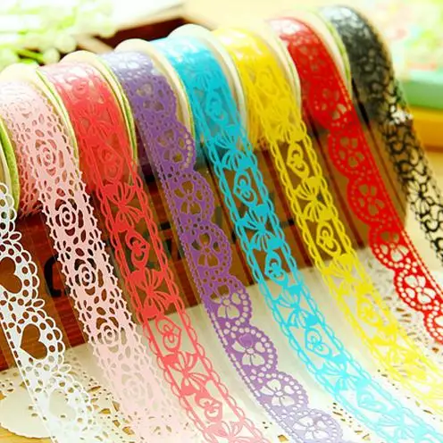 8 шт./лот шелковая пленка для украшения бутонов сделай сам клейкая ткань с принтом