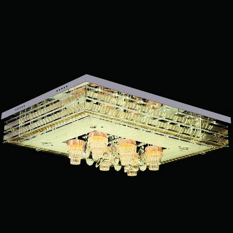 Высокий светильник ed Хрустальный потолочный для спальни гостиной модный