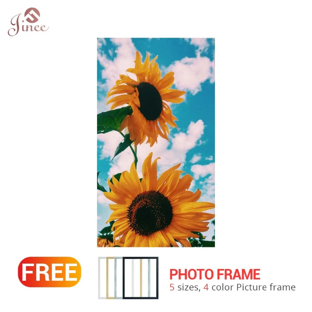 

Diy Sky Sun Flower Diamond Painting Full Drill Resin Square Round Diamond Paste Painting Embroidery Home Decor Mosaic Painting