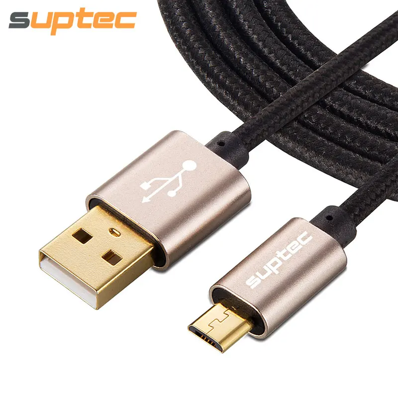 Suptec Micro USB кабель быстро зарядки шнур для Samsung Galaxy S7 S6 S5 S4 Tab Xiaomi Huawei Android Phone данных