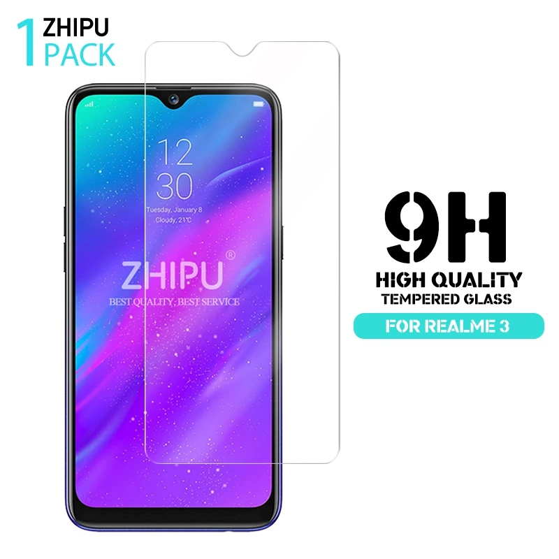 Закаленное стекло Realme 3 для OPPO Защитное экрана 2.5D 9 H закаленное защитная