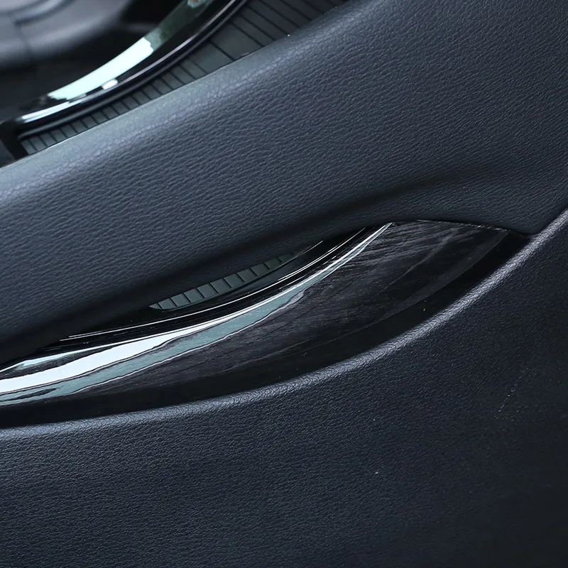 Черное дерево для BMW X1 F48 2016-2019 X2 F47 2018 2019 ABS пластиковая Декоративная полоса