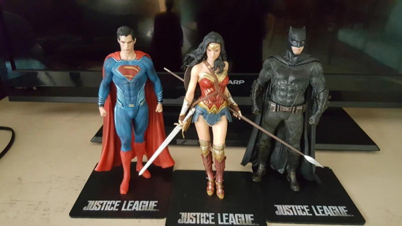 7 дюймов 18 см ARTFX статуя Лиги справедливости Аквамен киборг Супермен Бэтмен чудо