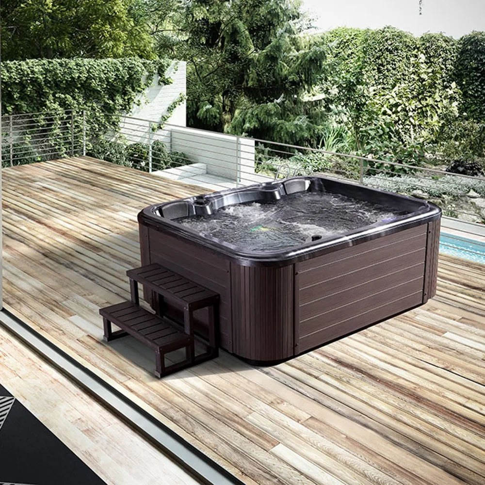 Частные детские спа ванны на 4 персоны сделано в Китае роскошный открытый джакузи