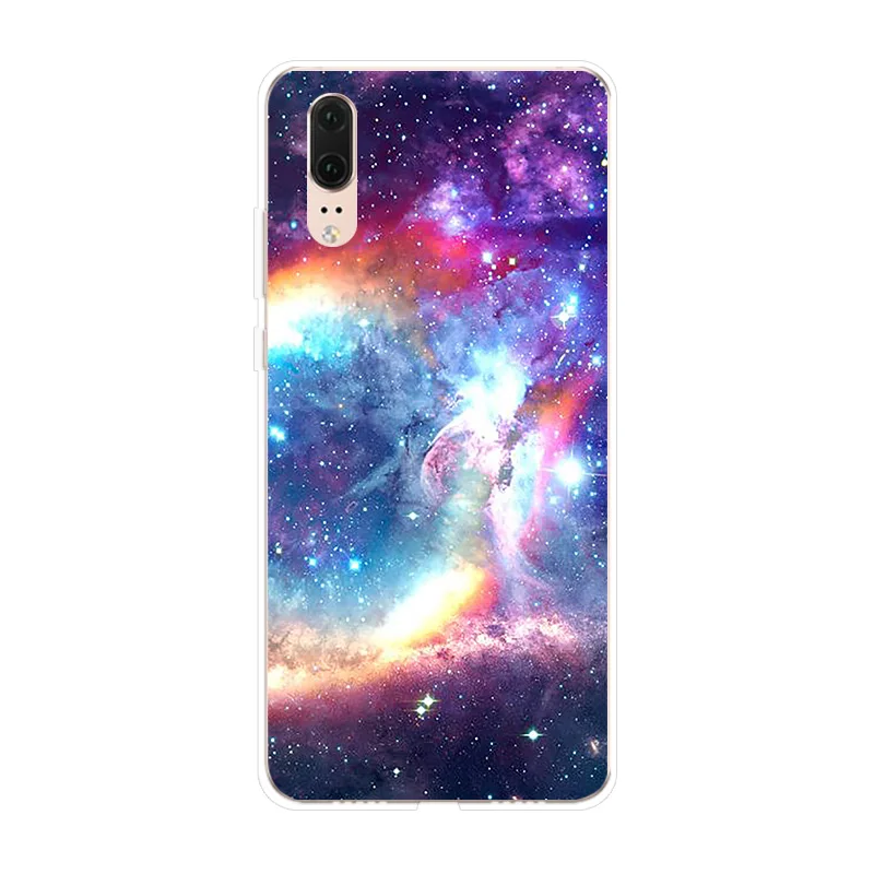 Чехол для телефона Huawei P10 P20 P30 Lite Pro P Smart 2019 Plus чехол Вселенная Млечный Путь мягкий