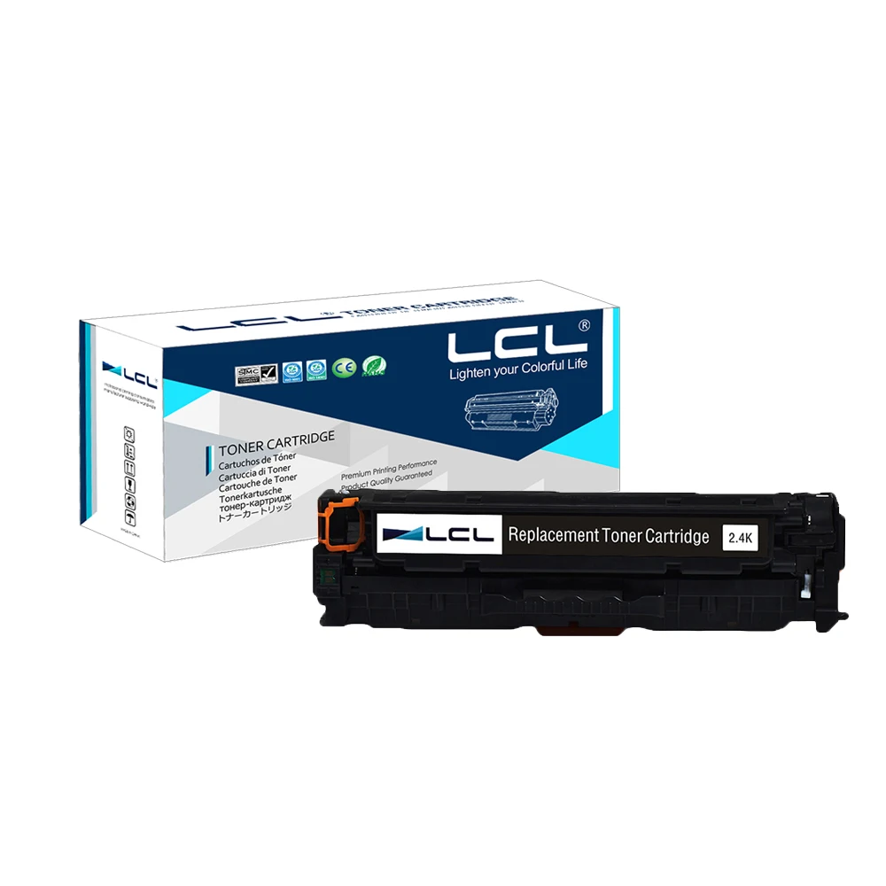 Тонер картридж LCL 312X 312A CF380X CF380A CF381A CF382A CF383A (4 упаковки) совместимый с HP Color LaserJet Pro