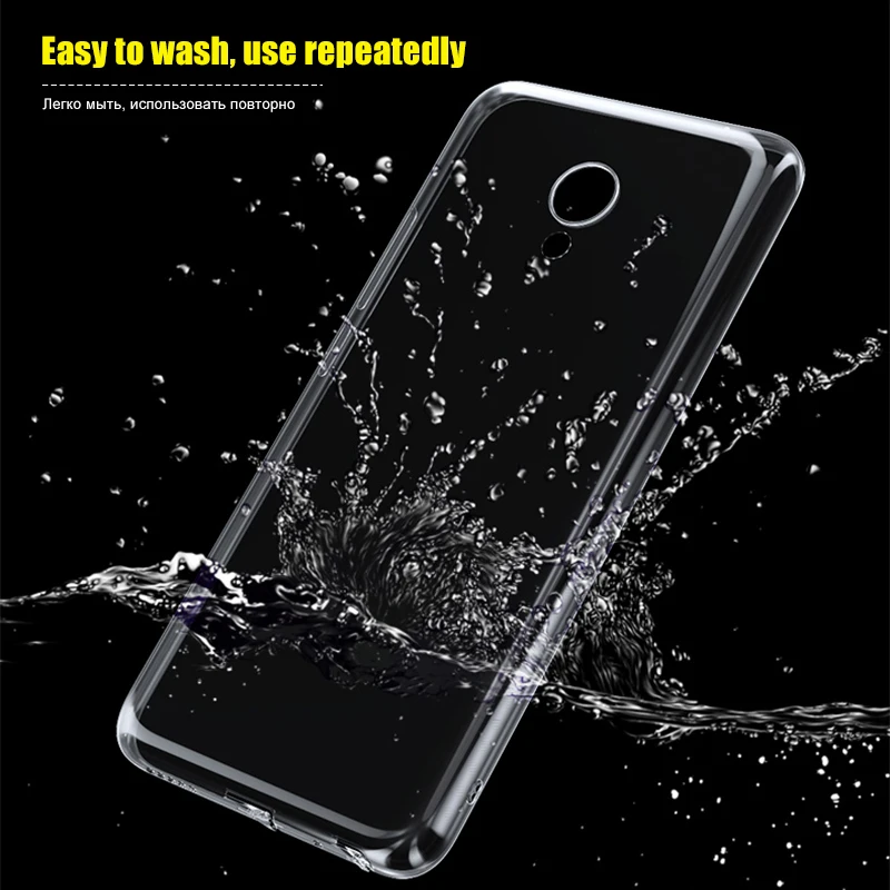 Ultra Thin Clear Crystal Soft TPU Case For Meizu M6S M5S M6 M5 M3 Note 9 Transparent Back Cover M3S Mini M5C |
