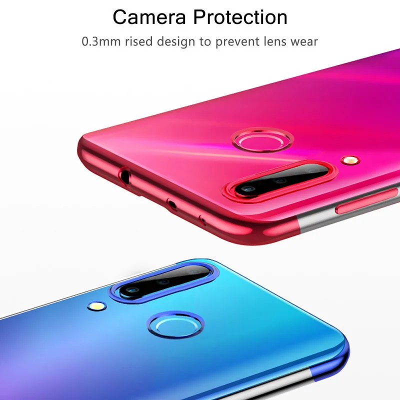 Чехол для Xiaomi Mi 9 9t 8 SE CC9 E A2 A3 lite F1 чехол Redmi 7 7A 6A Note 6 Pro мягкий прозрачный из ТПУ с