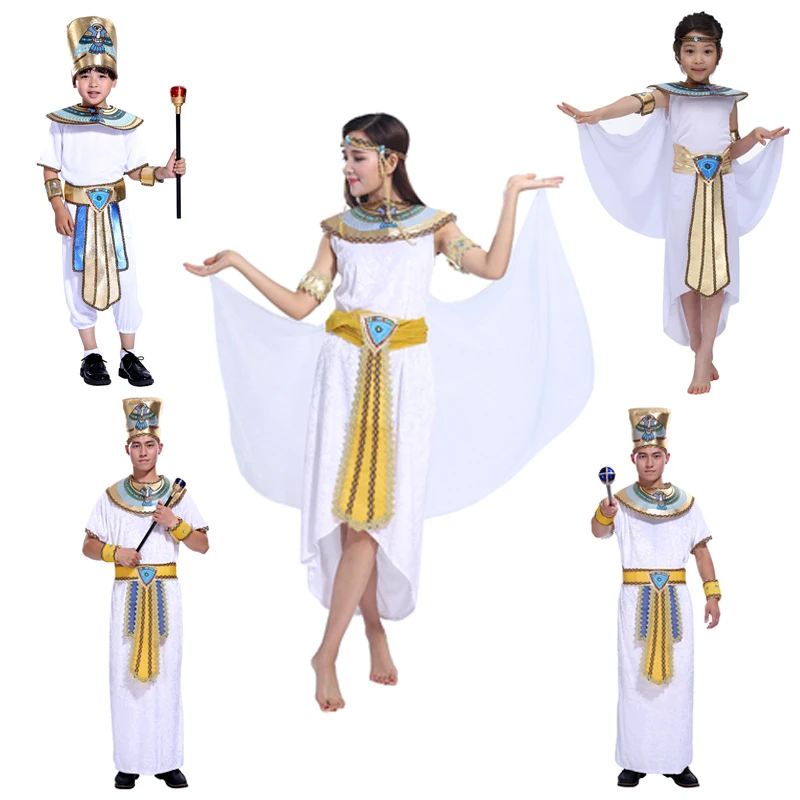 Хэллоуин костюм Одежда Косплей Костюм египетского фараона Клеопатра