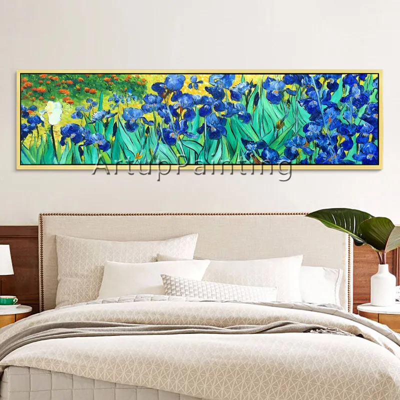 Репродукция картины на холсте "Ручная роспись" ван Гога для гостиной, спальни, дома, винтажная декоративная живопись.