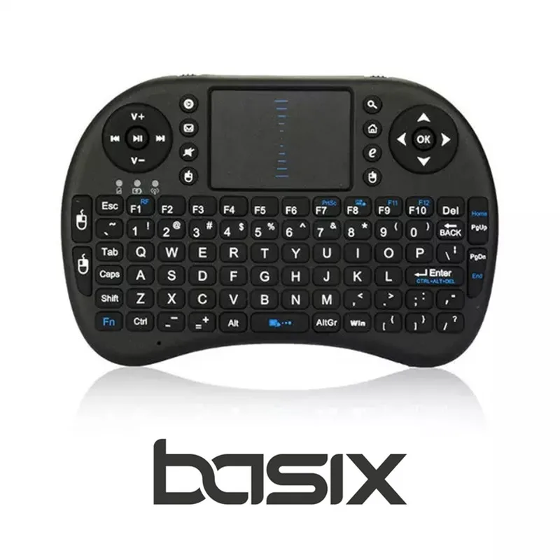 Беспроводная мини USB клавиатура basix 2 4G тачпад и воздушная Летающая мышь