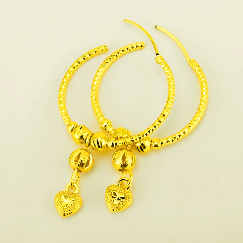 Женские серьги гвоздики в форме сердца|earrings for|gold color earringsbeaded earrings for women |