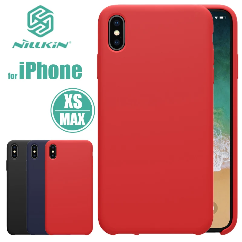 Для iPhone XS Max XR X чехол Nillkin роскошный гибкий чистый силиконовый чехол Мягкая сенсорная задняя крышка для iPhone XS Max XR Nilkin чехол для телефона