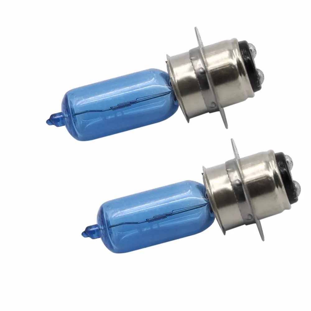2 шт. фара для скутера 12 В 35 Вт галогенная лампа Yamaha YFZ 450 Kawasaki KLX/PRAIRIE Honda Suzuki LTF|bulb