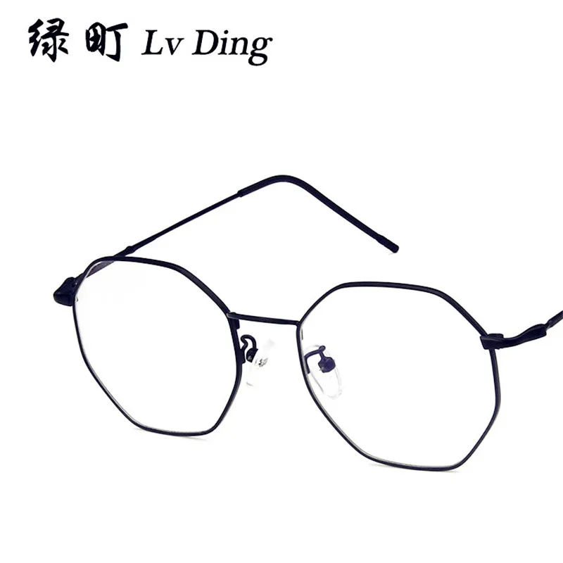 NULL брайль Lesebrille литературный полигональный очки с металлической оправой Ретро