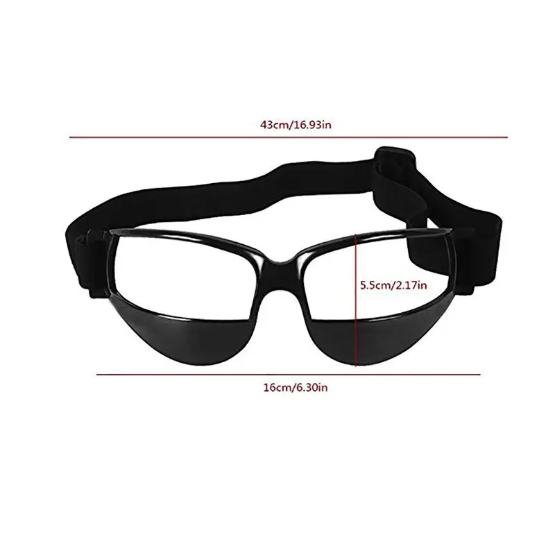 Black White Anti Bow Basketball Glasses Frame Goggles Eyewear Frames Outdoor Dribble Dribbling Training Supplies For Teenagers | Спорт и