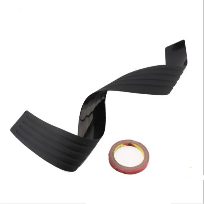 Стайлинг автомобиля 90 см защитная накладка на задний бампер с лентой 3M защита