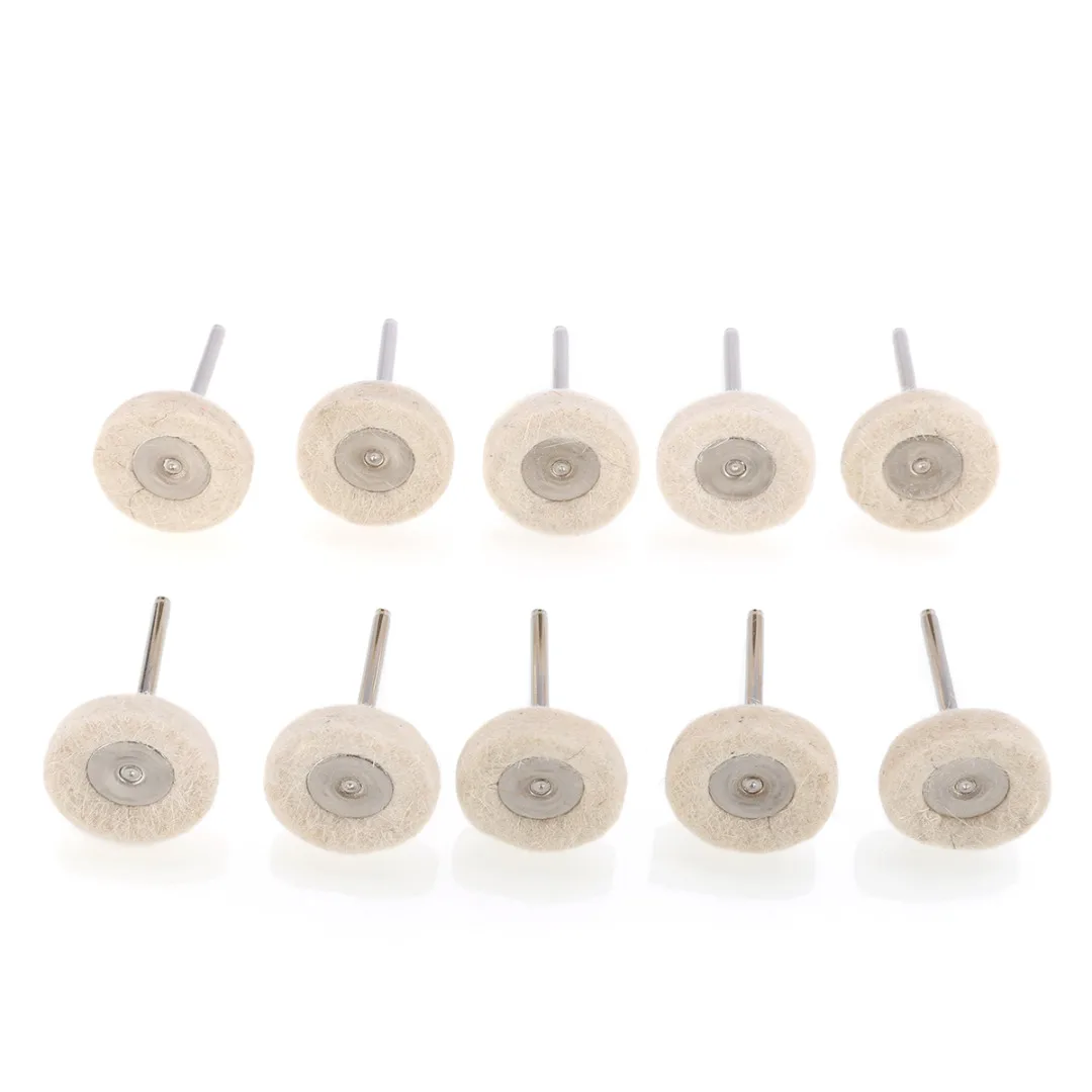 10 шт. фетровая полировальная подушка для шлифовального станка|polishing buffing|felt