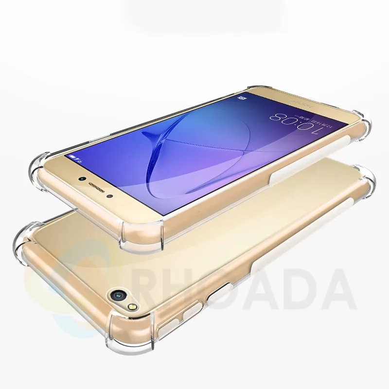 Мягкая кожа Гибкая бампер ясности TPU чехол для huawei Honor 6A прозрачные мягкие