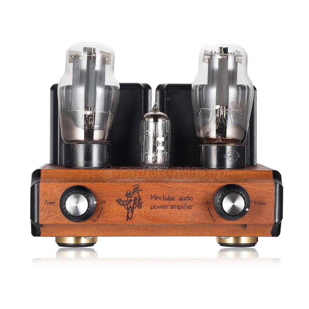 Nobsound мини 12AX7+ 6L6 вакуумный ламповый усилитель Hi-Fi стерео аудио класса A одноконцевый усилитель