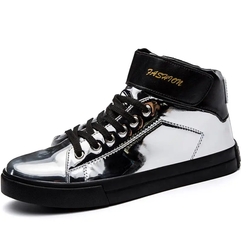 Comecore PU кожаная спортивная обувь мужские кроссовки Мужская Беговая высокие Sepatu Pria