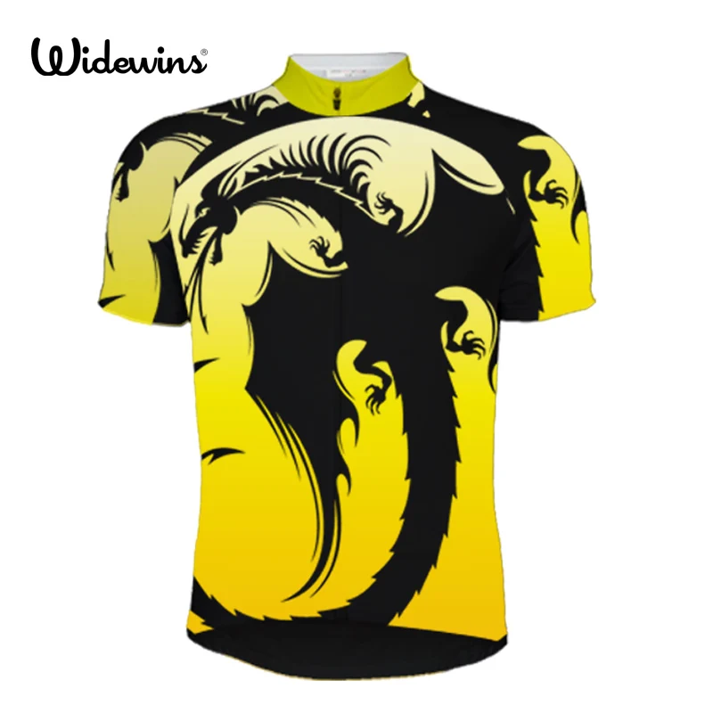 Widewins Велоспорт Джерси динозавр Ropa Ciclismo горный велосипед одежда с коротким