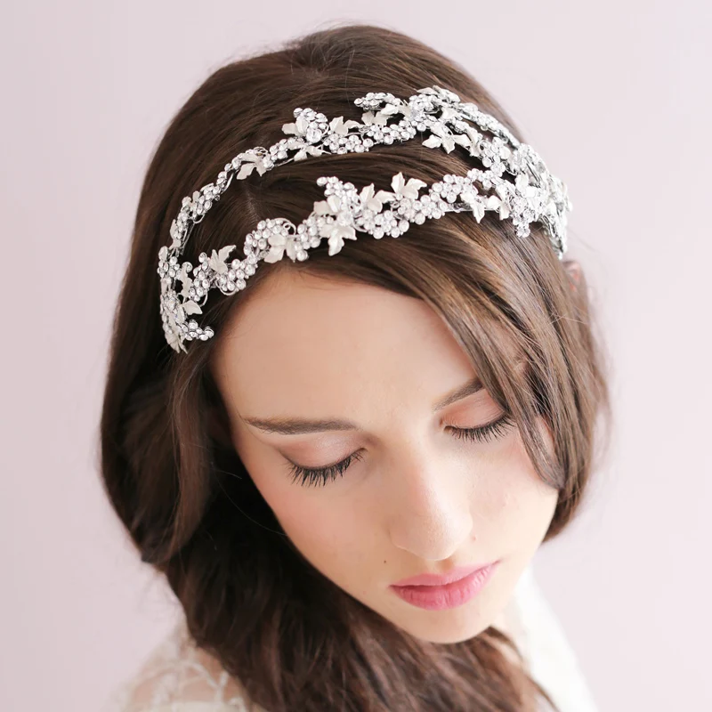 

Exclusive Custom Retro Europe and America Bohemian Bride Head Accessories Women Handmade Headwear For Marry Flower O029